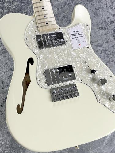 Fender Made In Japan Traditional II 70s Telecaster Thinline -Olympic White- #JD25006183【3.37kg】