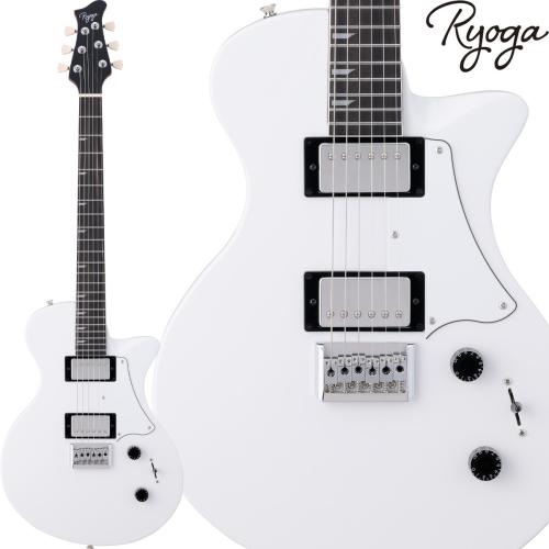 RYOGA HORNET White エレキギター ハムバッカー ベイクドメイプルネック