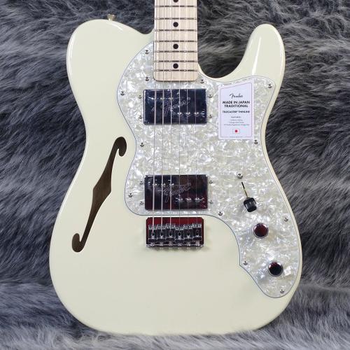 Fender Made In Japan Traditional II 70s Telecaster Thinline Olympic White