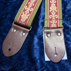 tsundrum_chan ボタニカルリボン ギターストラップ ワイン