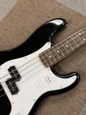 Fender Standard Precision Bass, Laurel Fingerboard, White Pickguard, Black_6