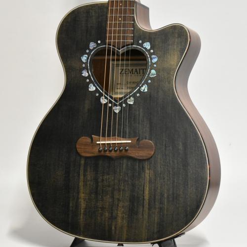 ZEMAITIS CAF-90HCW Denim Black Abalone 【スプルース×サペリ/トップ単板】【エレアコ仕様】