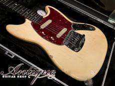 Fender Mustang 1965-66年製 White /Figured Neck & Slab Rosewood w/Show-Case & OHC "Owned & Played by PATA"_4