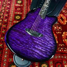 Emerald Guitars X20 Quilted Maple Top Purple w/ Element P.U_2
