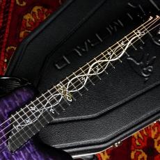 Emerald Guitars X20 Quilted Maple Top Purple w/ Element P.U_4