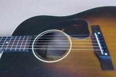 Gibson -45 / Taper Head・Traditional Logo・Spruce Top・Mahogany Side and Back・Jacaranda Fingerboard & Bridge・Normal  Bone Saddle・Small Tortoise Color Pick guard【With Original Chipboard Case 】1951年頃製_12