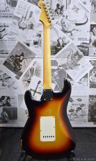 Fender Custom Shop Guitar Planet Exclusive 1963 Stratocaster Relic -Wide Black 3 Color Sunburst-_4