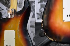 Fender Custom Shop Guitar Planet Exclusive 1963 Stratocaster Relic -Wide Black 3 Color Sunburst-_10