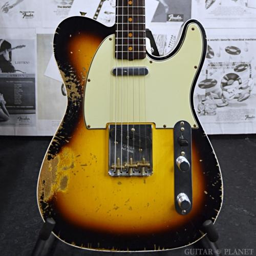 Fender Custom Shop MBS 1962 Telecaster Custom Heavy Relic -Wide Black 2 Color Sunburst- by Jason Smith 2024USED!!