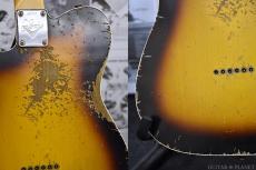 Fender Custom Shop MBS 1962 Telecaster Custom Heavy Relic -Wide Black 2 Color Sunburst- by Jason Smith 2024USED!!_10