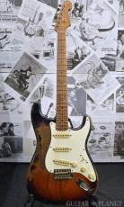 Fender Custom Shop MBS 1950s Stratocaster Ultimate Relic -3 Color Sunburst- by Jason Smith_2