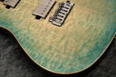 Sugi Custom Order DS496C 5A Quilt Maple/HM/Ash Aqua Green Burst #S250105 【ココボロ指板】【現地選定材】_4