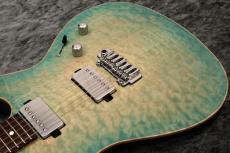 Sugi Custom Order DS496C 5A Quilt Maple/HM/Ash Aqua Green Burst #S250105 【ココボロ指板】【現地選定材】_6