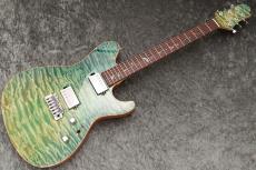 Sugi Custom Order DS496C 6A Quilt Maple/HM/F-Maho Lake Green #S250137 【ココボロ指板】【現地選定材】_2