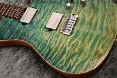 Sugi Custom Order DS496C 6A Quilt Maple/HM/F-Maho Lake Green #S250137 【ココボロ指板】【現地選定材】_4