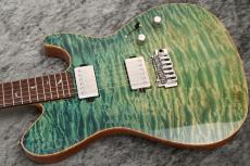 Sugi Custom Order DS496C 6A Quilt Maple/HM/F-Maho Lake Green #S250137 【ココボロ指板】【現地選定材】_5