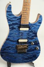 Suhr Custom Standard Quilt Maple Top Black Limba Back / Trans Blue 2024_3