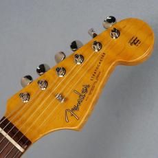 Fender Dealer Exclusive American Vintage II 1961 Stratocaster AAA Flame Maple Neck Fiesta Red_3