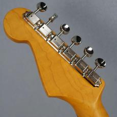 Fender Dealer Exclusive American Vintage II 1961 Stratocaster AAA Flame Maple Neck Fiesta Red_4