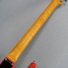 Fender Dealer Exclusive American Vintage II 1961 Stratocaster AAA Flame Maple Neck Fiesta Red_5