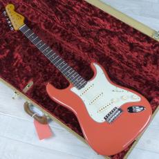 Fender Dealer Exclusive American Vintage II 1961 Stratocaster AAA Flame Maple Neck Fiesta Red_7