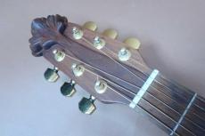 Ovation uper Adamas 1687-5 (Black) /　Non Cutaway・Carbon Graphite Top・Lyrachord Side and Back・Deep Bowl・Adamas Double Epaulet Leaf Hole・Walnut Neck and Bridge・Preamp OP-24 【With Original Hard Case】  1994年製_7