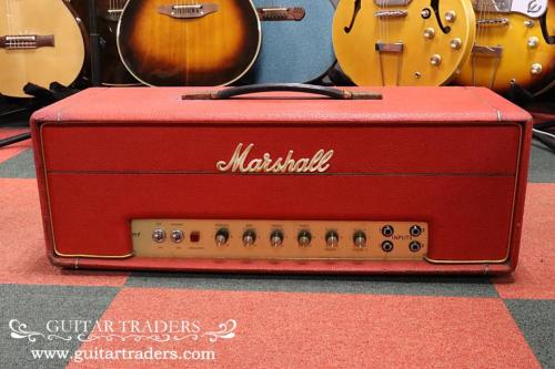 Marshall 1969 JMP50 "Super Lead "Model 1987 Plexi Panel with Red Levant Tolex