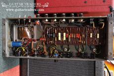 Marshall 1969 JMP50 "Super Lead "Model 1987 Plexi Panel with Red Levant Tolex_7