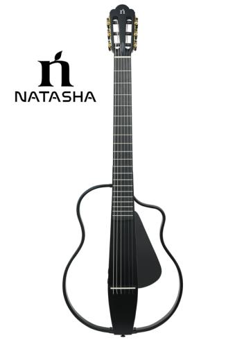 NATASHA NBSG Nylon Smart Guitar Black《エレガット/サイレントギター》【オンラインストア限定】