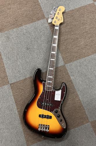 Fender Made in Japan Traditional Late 60s Jazz Bass, Rosewood Fingerboard, 3-Color Sunburst