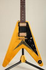 Gibson 1958 Korina Flying V Reissue VOS Natural Black Pickguard #83699 2023