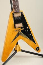 Gibson 1958 Korina Flying V Reissue VOS Natural Black Pickguard #83699 2023_3