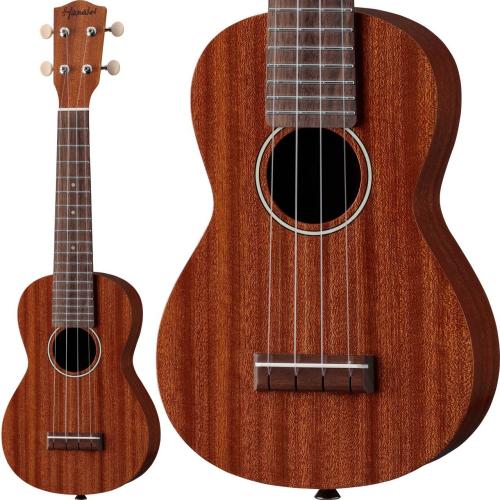 Hanalei HUK-100SII ソプラノウクレレ ギグケース付属 トップ単板 マホガニーボディ