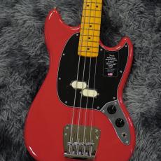 Fender American Professional Classic Mustang Bass Faded Dakota Red / Maple