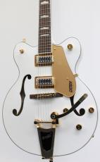 Gretsch G5422TG Electromatic Classic Hollow Body Double-Cut with Bigsby and Gold Hardware / Snowcrest White