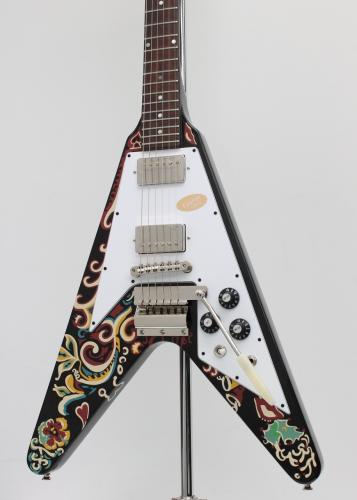 Epiphone Jimi Hendrix "Love Drops" Flying V Ebony / 3.22kg