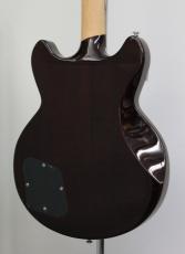 D'Angelico Premier Brighton Sky Blue Top, Natural Mahogany Back and Side_5