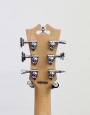 D'Angelico Premier Brighton Sky Blue Top, Natural Mahogany Back and Side_7