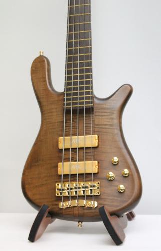 Warwick Custom Shop Master Built Streamer Stage I 5st Broad Neck / Antique Tobacco Transparent Satin