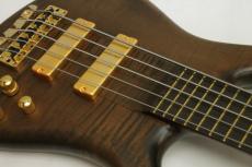 Warwick Custom Shop Master Built Streamer Stage I 5st Broad Neck / Antique Tobacco Transparent Satin_2