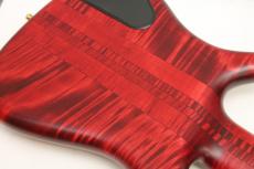 Warwick Custom Shop Master Built Streamer Stage I 5st Broad Neck / Burgundy Red Transparent Satin_3