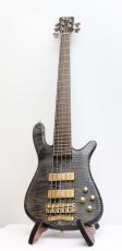 Warwick Custom Shop Master Built Streamer Stage I 5st Broad Neck / Nirvana Black Transparent Satin_2