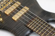 Warwick Custom Shop Master Built Streamer Stage I 5st Broad Neck / Nirvana Black Transparent Satin_3