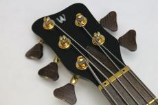 Warwick Custom Shop Master Built Streamer Stage I 5st Broad Neck / Nirvana Black Transparent Satin_9