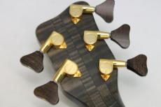 Warwick Custom Shop Master Built Streamer Stage I 5st Broad Neck / Nirvana Black Transparent Satin_10