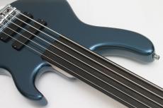 Sadowsky MetroLine ML24 MS5 ASH Fretless / Solid Dark Lake Placid Blue Metalic High Polish【5弦フレットレス】_2