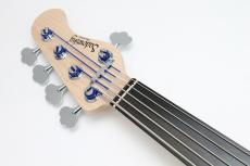 Sadowsky MetroLine ML24 MS5 ASH Fretless / Solid Dark Lake Placid Blue Metalic High Polish【5弦フレットレス】_3