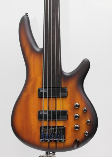 Ibanez SRF705 / Brown Burst Flat / 3.74kg【5弦フレットレス】