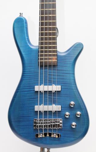 Warwick Custom Shop Master Built Streamer LX 5-String / Ocean Blue Transparent Satin