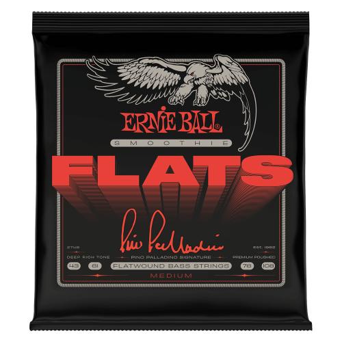 ERNIE BALL Pino Palladino Smoothie Flats Bass Strings Medium (43-108)